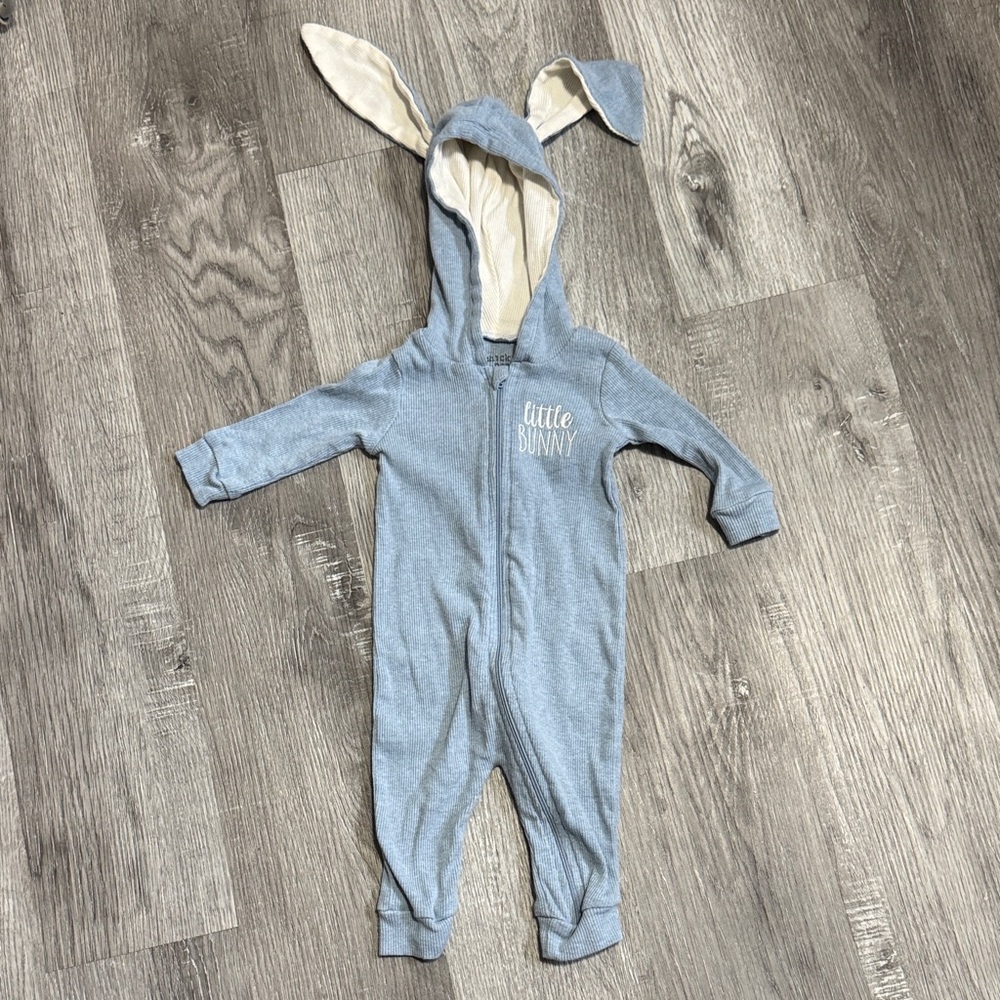 🐰Light Blue Bunny Ears Onesie 🐰